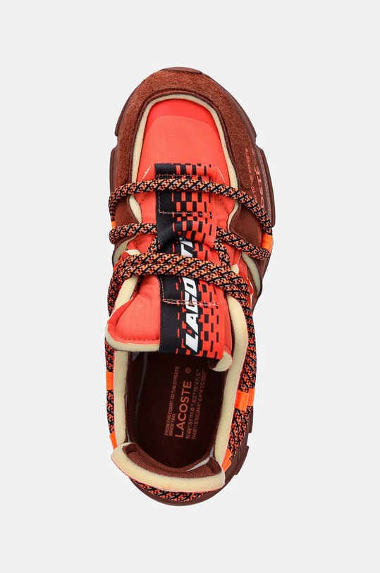Lacoste sneakers L003 Active Runway portocaliu 48SMA0051