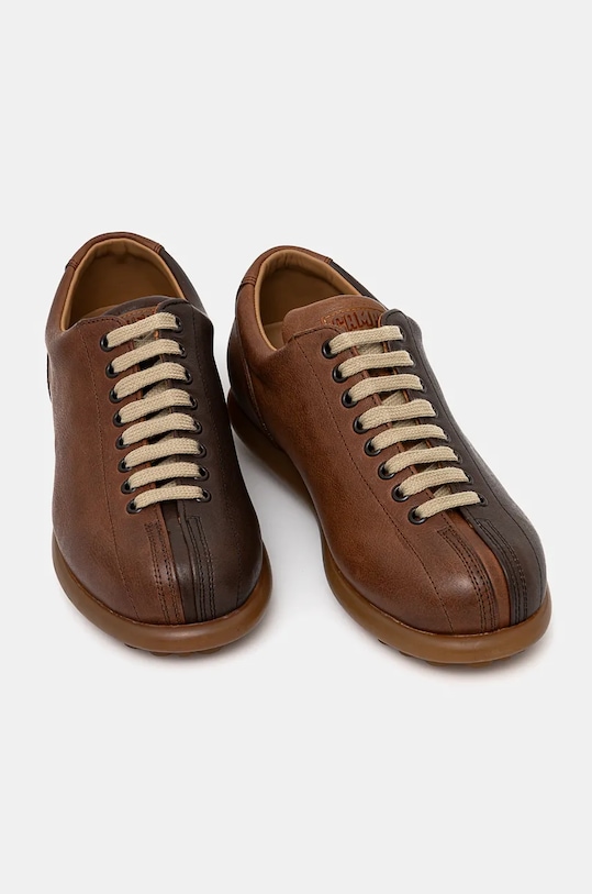 Camper sneakersy skórzane TWS Planet friendly brązowy 16354.038