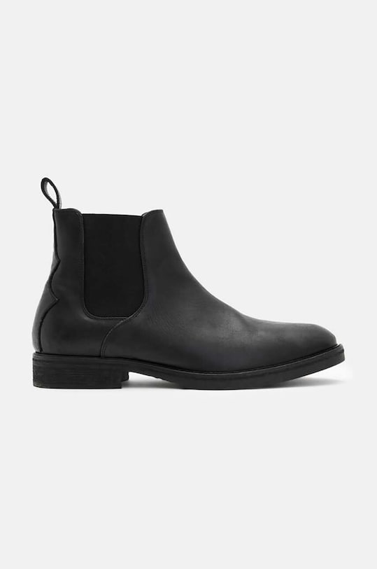 Кожаные полусапоги AllSaints Creed Boot кожа чёрный M040FB
