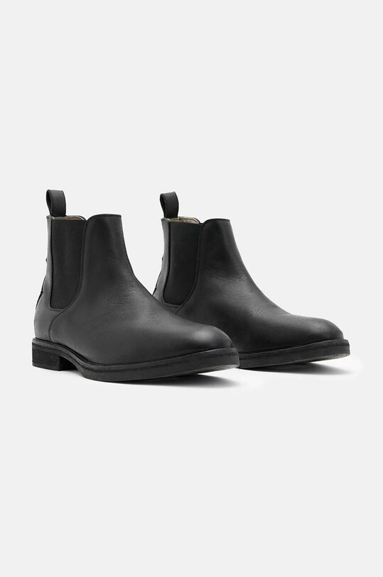 Кожаные полусапоги AllSaints Creed Boot M040FB чёрный AW24