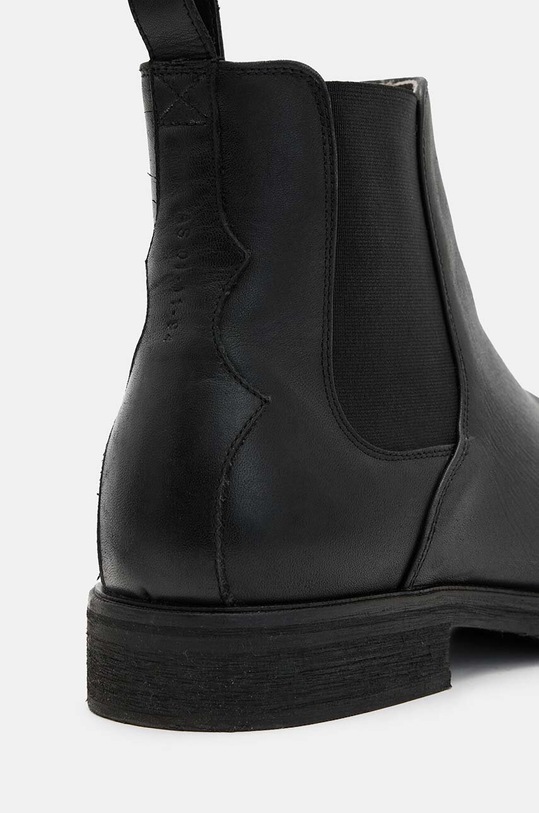 AllSaints sztyblety skórzane Creed Boot czarny M040FB