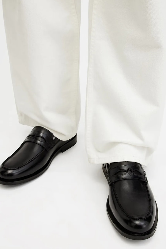 Kožené mokasíny AllSaints Harmon Loafer M024FB