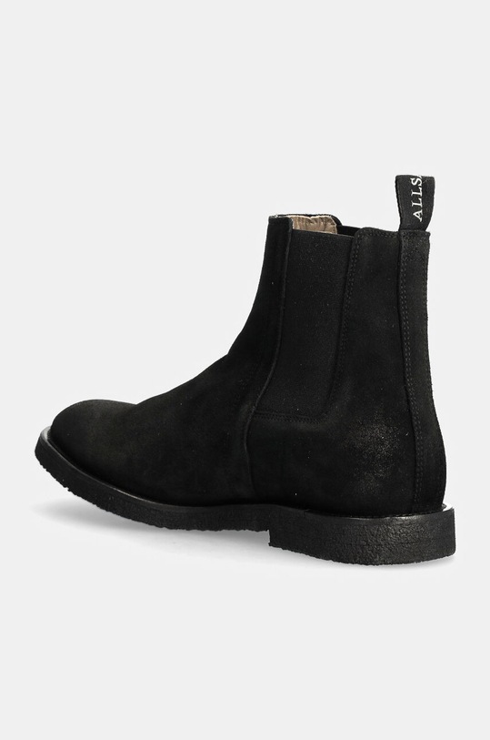 Παπούτσια Σουέτ μπότες τσέλσι AllSaints Rhett Suede Boot M046FB μαύρο