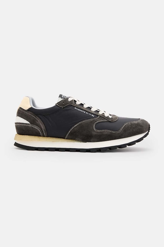 Маратонки AllSaints Rimini Low Top велур сив M054FB