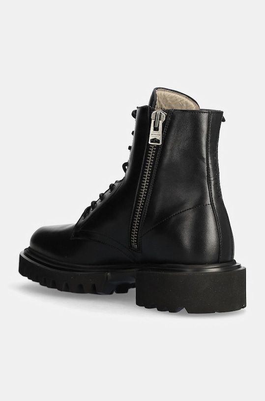 Încălțăminte AllSaints ghete de piele Vaughan Boot M049FB negru