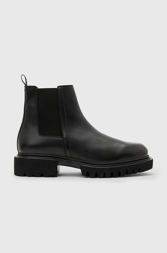 Кожаные полусапоги AllSaints VINCE BOOT кожа чёрный M050FB