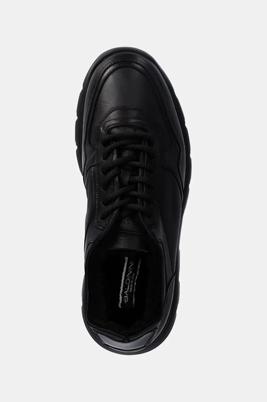Baldinini sneakersy skórzane czarny U5B214A1VIMO.0000