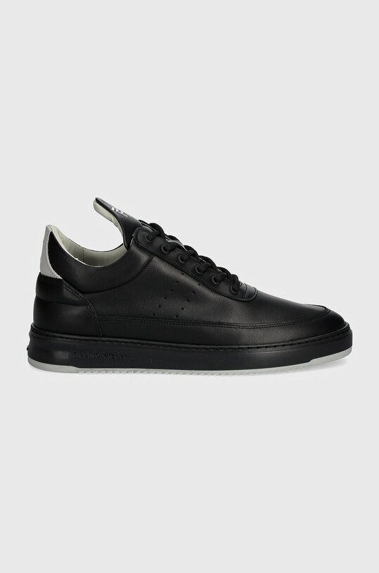 Filling Pieces sneakers din piele Low Top Bianco 10127792200 negru AW24