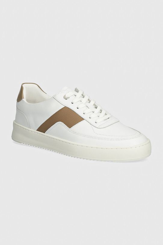Kožené tenisky Filling Pieces Mondo Game nízky béžová 46733151108