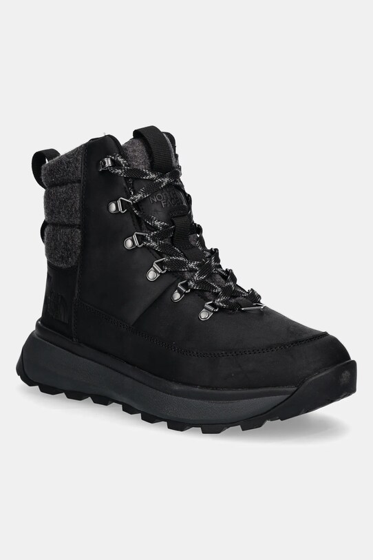 The North Face buty Bergen Leather tekstylny czarny NF0A8A9MKX71