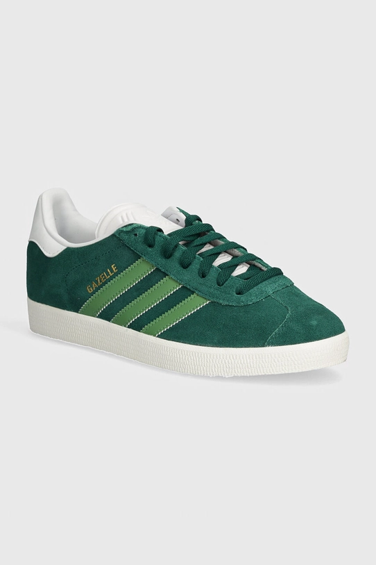 adidas Originals sneakersy zamszowe Gazelle 00s imitacja skóry licowej zielony IG2096