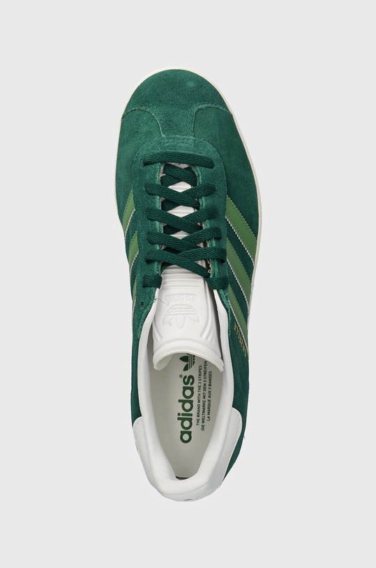 adidas Originals sneakersy zamszowe Gazelle 00s zielony IG2096