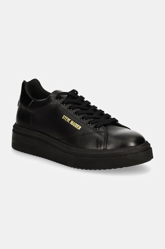 Sneakers boty Steve Madden Fynner imitace kůže černá SM12000465.017