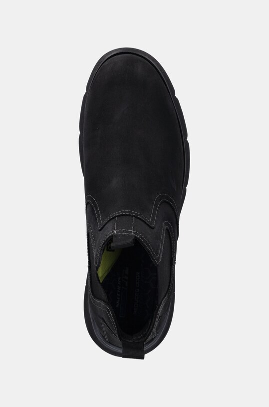 Skechers nubuk chelsea csizma AUGUSTINO PAULO fekete 205227
