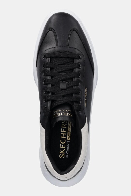 Δερμάτινα αθλητικά παπούτσια Skechers CORDOVA CLASSIC LIGHTO μαύρο 232858
