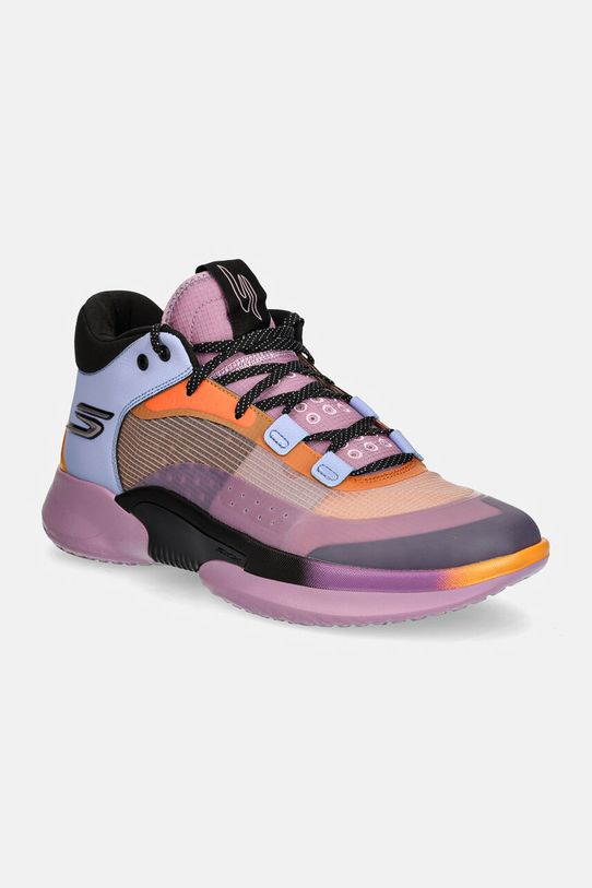 Skechers obuwie do koszykówki SKX Resagrip syntetyczny fioletowy 253005