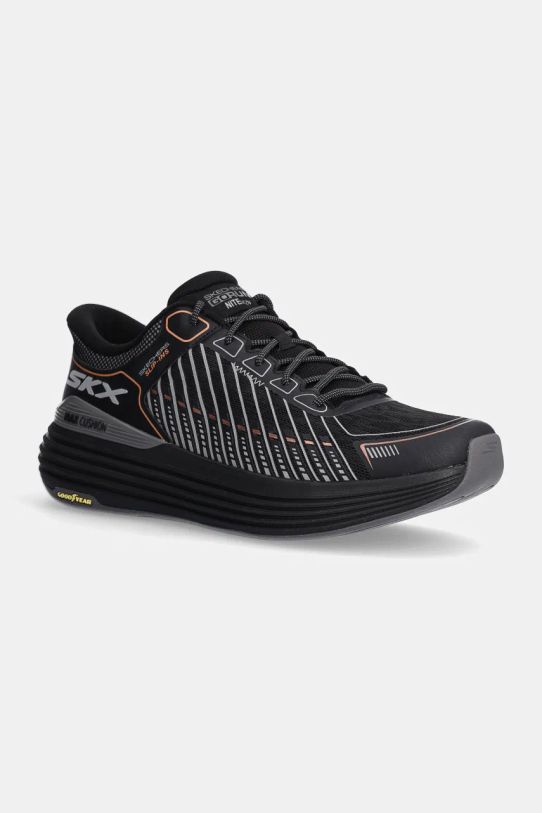 Bežecké topánky Skechers Max Cushioning Suspension - Nitevizn textilný čierna 220936