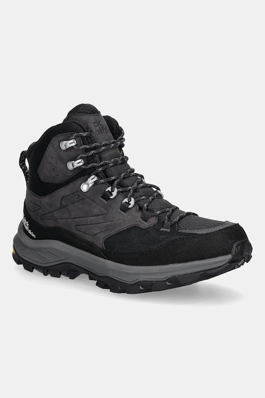 Jack Wolfskin buty Cyrox Texapore Mid tekstylny czarny 4064301