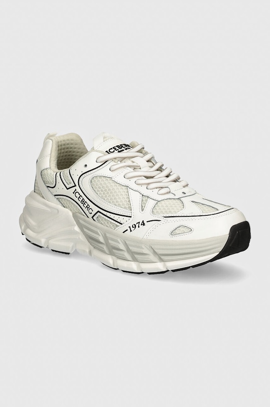 Iceberg sneakers ICB-One pelle fiore beige IU170608