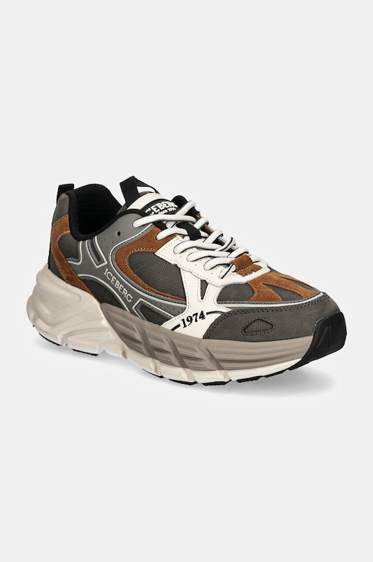 Tenisky Iceberg ICB-One semišová kůže šedá IU17060F