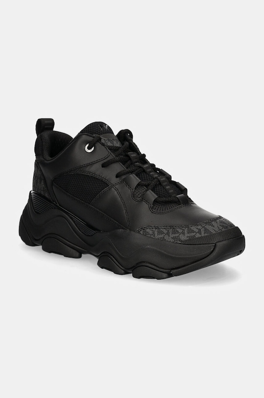 Michael Kors sneakers Atlas piele acoperită negru 42F4ATFS3D.001