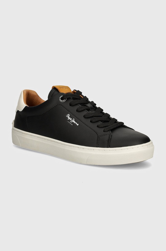 Кожаные кроссовки Pepe Jeans PMS00020 кожа с покрытием чёрный PMS00020