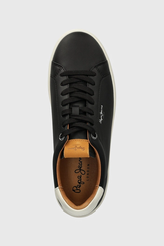 Pepe Jeans sneakersy skórzane PMS00020 czarny PMS00020