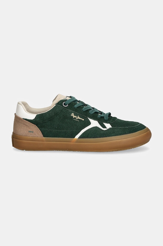 Pepe Jeans sneakers din piele intoarsă PMS31058 PMS31058 verde AW24