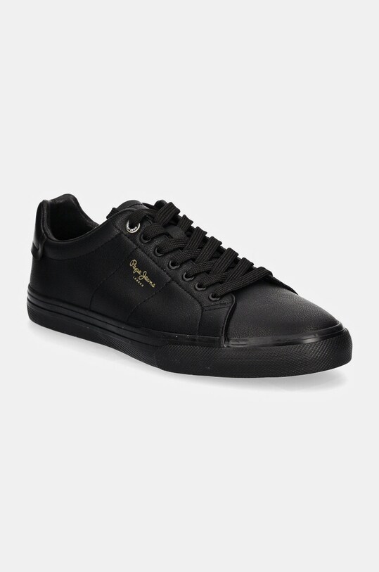Pepe Jeans sneakersy PMS31059 imitacja skóry licowej czarny PMS31059