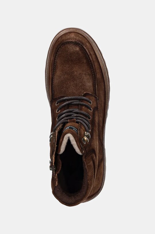 Замшеві кросівки Pepe Jeans PMS50250 коричневий PMS50250