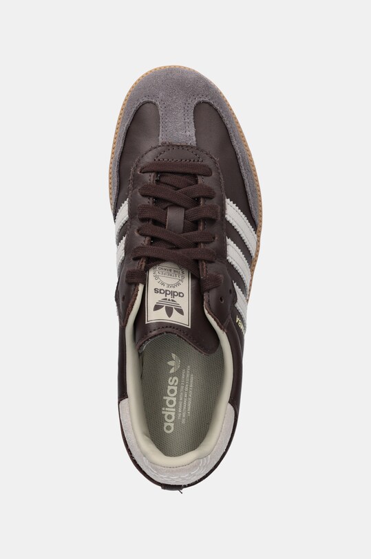 adidas Originals sneakersy skórzane Samba OG brązowy ID1481