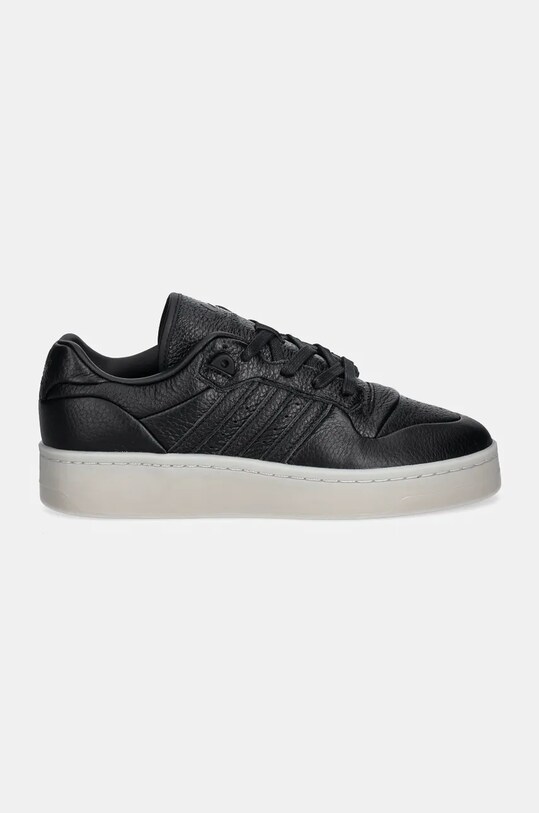 Δερμάτινα αθλητικά παπούτσια adidas Originals Rivalry Lux Low ID3950 μαύρο SS25