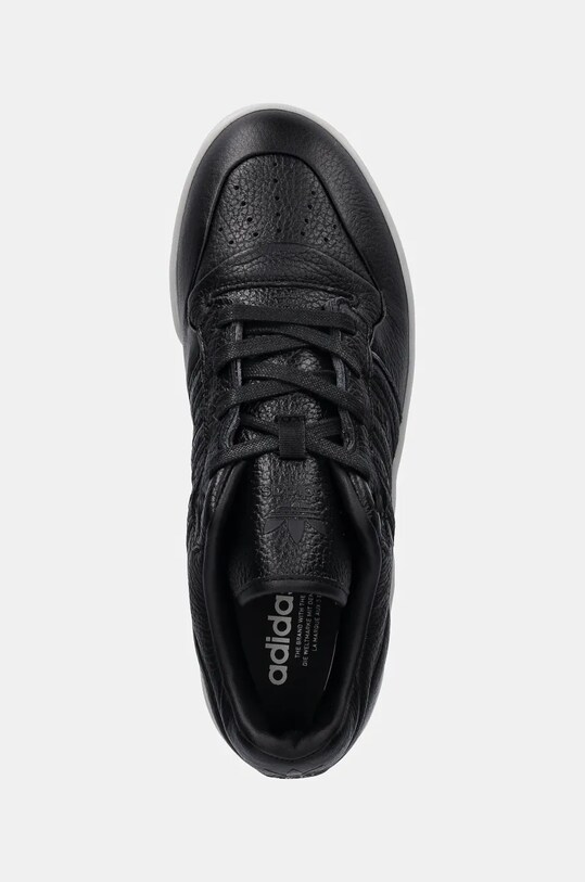 Δερμάτινα αθλητικά παπούτσια adidas Originals Rivalry Lux Low μαύρο ID3950