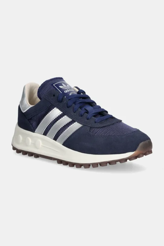 Tenisky adidas Originals La Trainer Lux semišová koža tmavomodrá IE6479