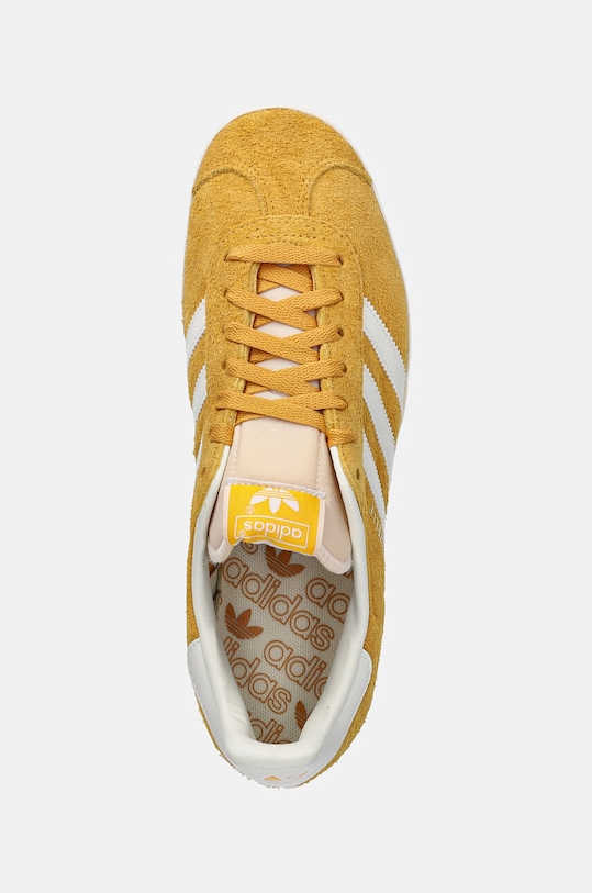 adidas Originals sneakers din piele intoarsă Gazelle galben IF9654