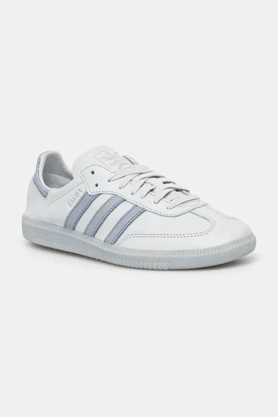 Kožne tenisice adidas Originals Samba Decon niska siva IH5384