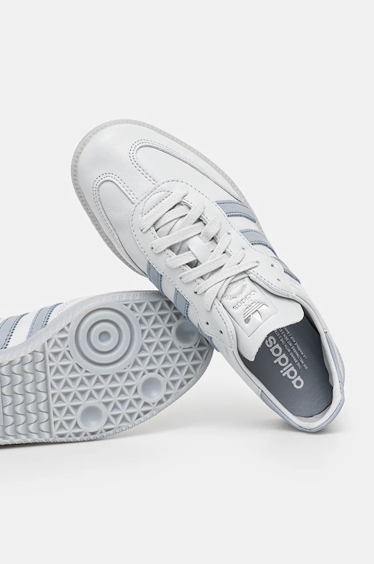 Kožne tenisice adidas Originals Samba Decon siva IH5384