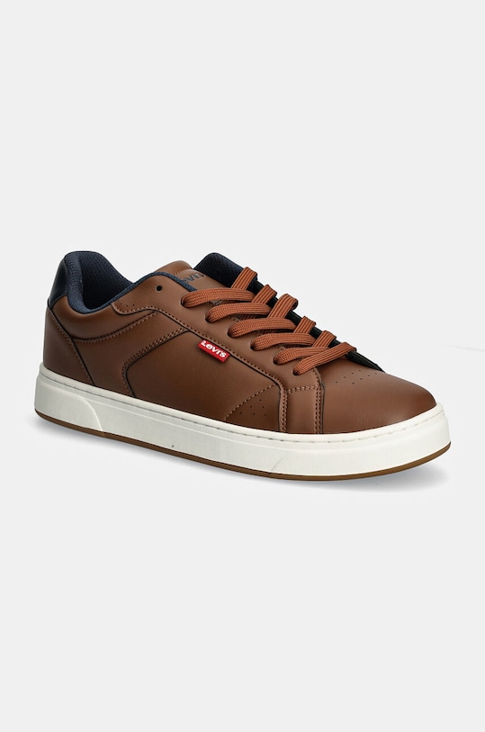Levi's sneakers RUCKER finta pelle fiore marrone D7758.0004