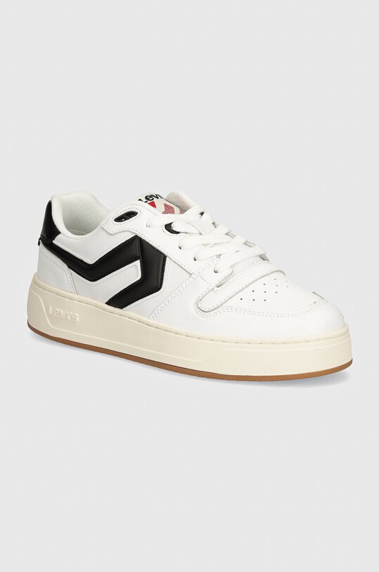 Кроссовки Levi's GLIDE L имитация натуральной кожи белый 000FH.0001
