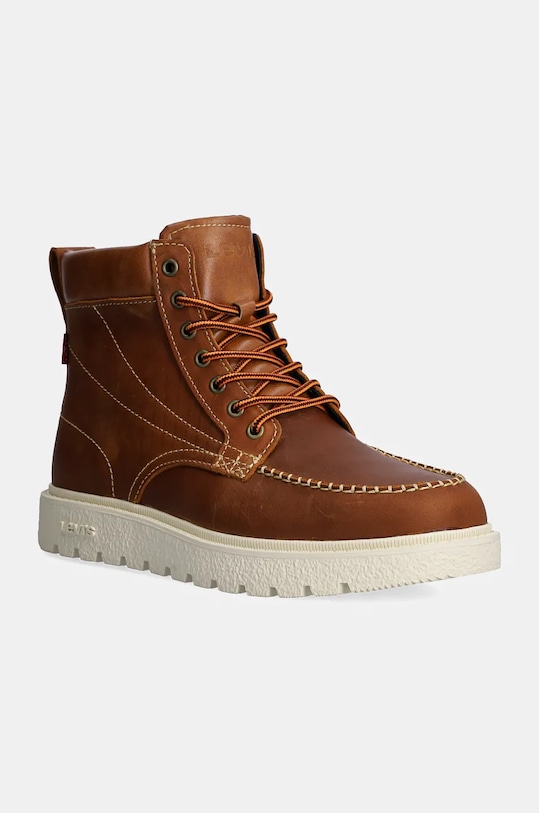 Levi's trapery skórzane ABNER RED TAB skóra licowa brązowy 000FD.0002