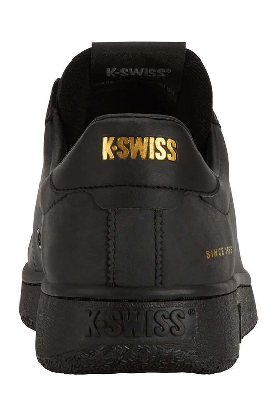Кроссовки из нубука K-Swiss SLAMMKLUB CC чёрный 08911.010.M