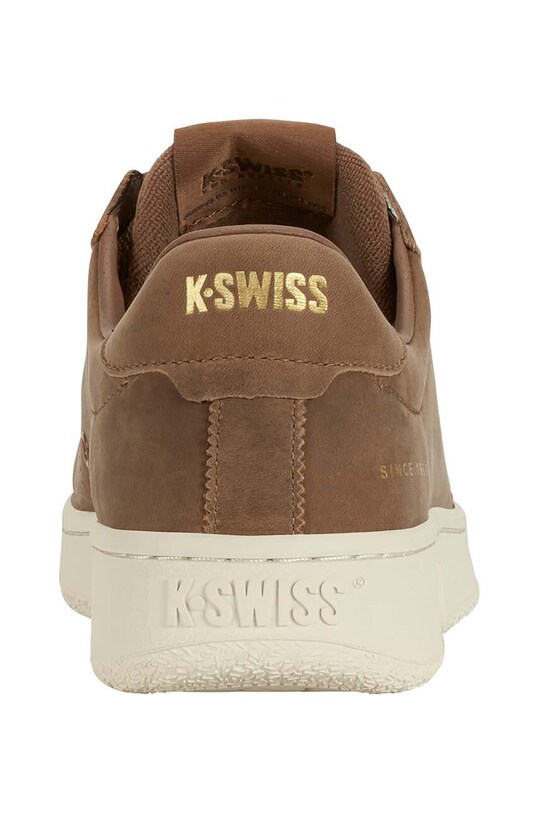 Шкіряні кросівки K-Swiss SLAMMKLUB CC коричневий 08911.294.M