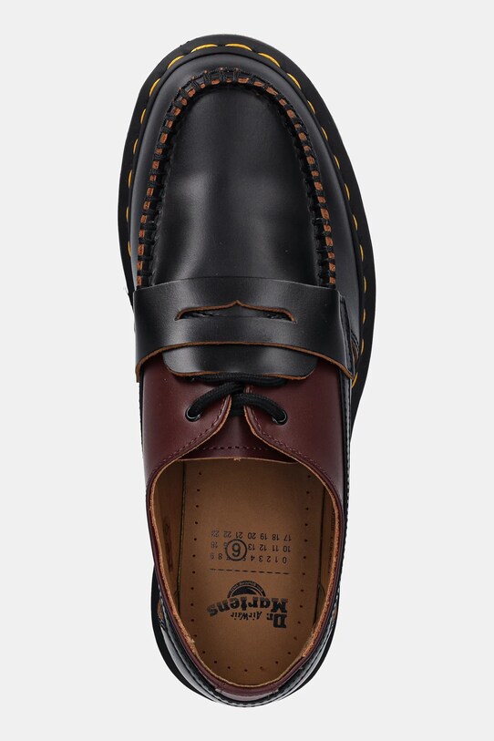 MM6 Maison Margiela leather shoes MM6 Maison Margiela x Dr. Martens maroon SH3WR0005.P8031