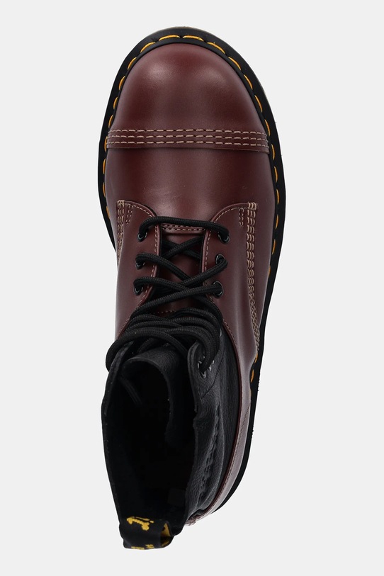 Kožená obuv MM6 Maison Margiela MM6 Maison Margiela x Dr. Martens burgundské SH3WU0008.P8029