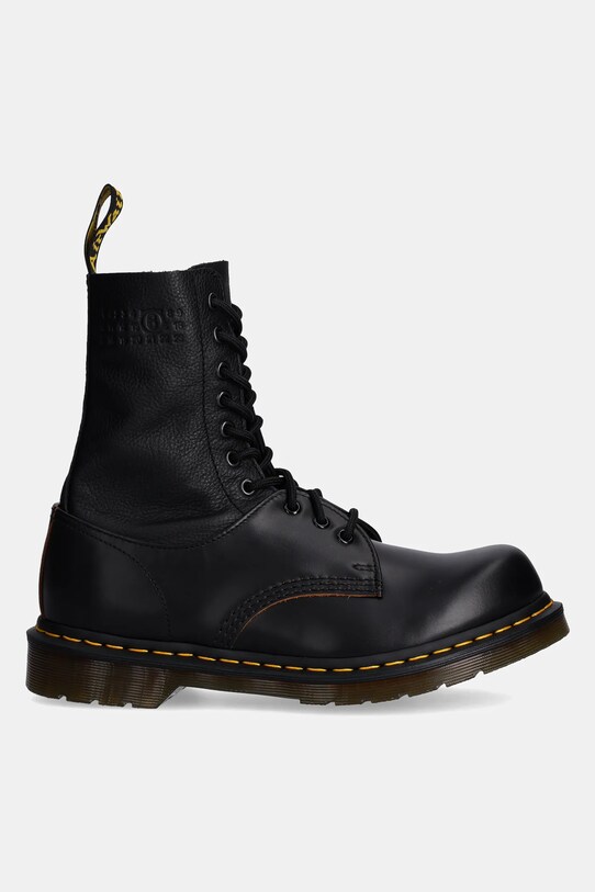 MM6 Maison Margiela bocanci de piele SH3WU0009.P8030 negru AW24