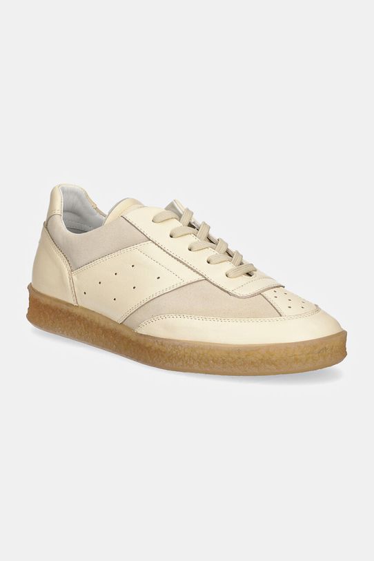 MM6 Maison Margiela sneakersy skóra powlekana beżowy SH1WS0003.P7984