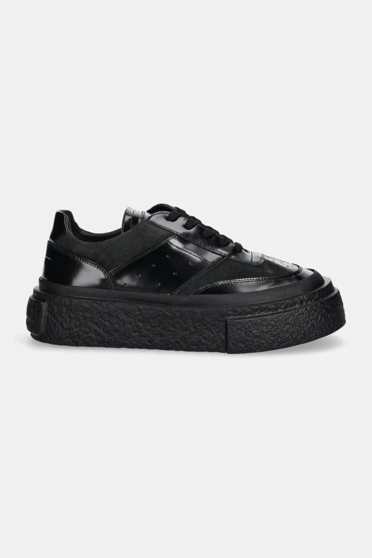 Δερμάτινα αθλητικά παπούτσια MM6 Maison Margiela SH3WS0004.P7985 μαύρο AW24