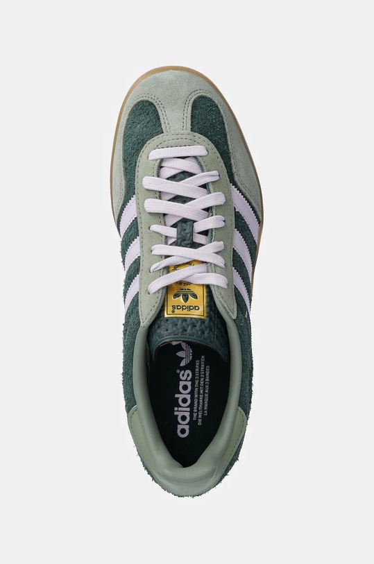 Boty Semišové tenisky adidas Originals Gazelle Indoor JI0323 zelená