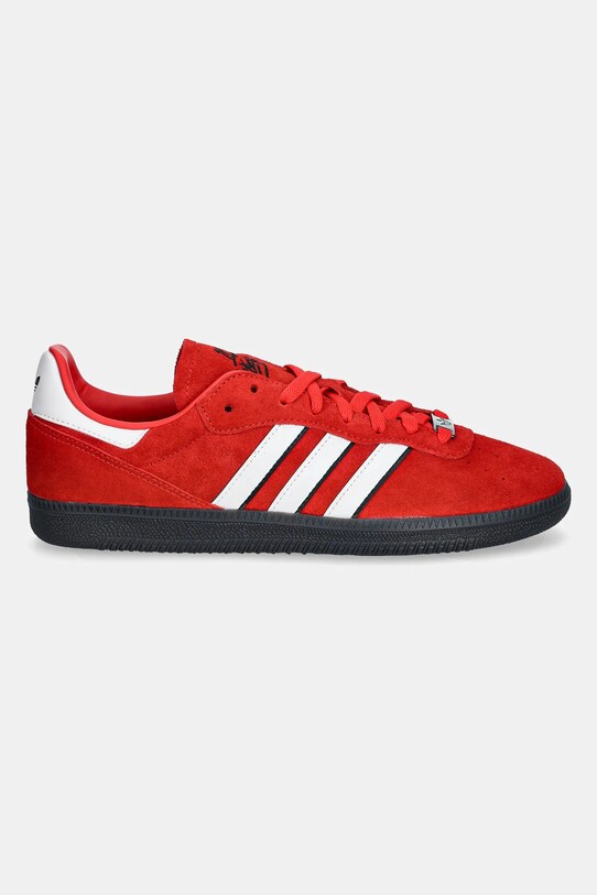 Замшеві кросівки adidas Originals 100 Thieves Palos Hills JI4306 червоний AW24