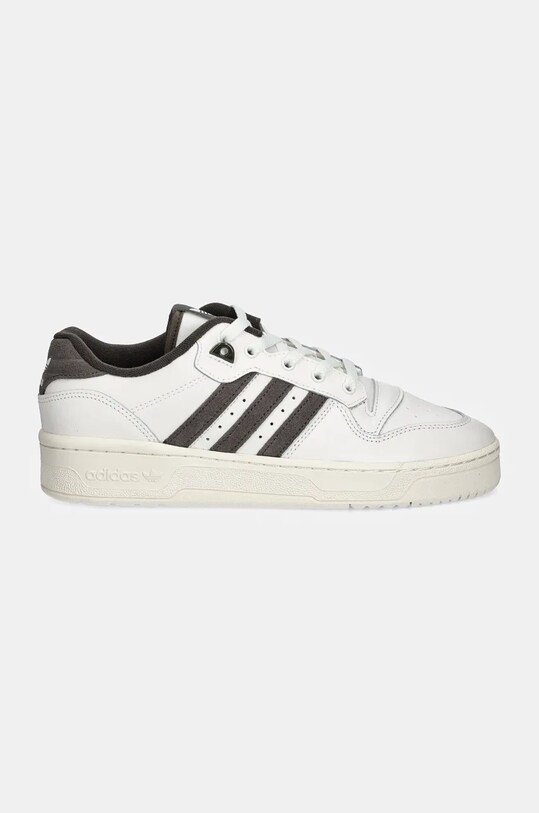 adidas Originals leather sneakers Rivalry Low JI4663 white AW24